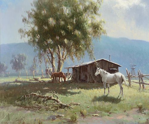 OLAF WIEGHORST (1899-1988), Valley Ranch (1954)
