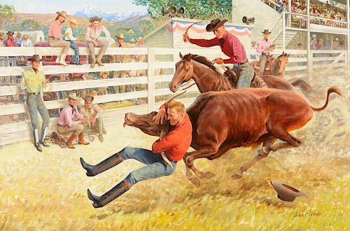 JOHN CLYMER (1907-1989), Hometown Rodeo