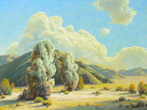 PAUL GRIMM (1891-1974), Sun-Kissed Smoke Trees (1968)