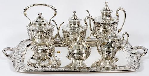 WHITING MFG. CO. STERLING TEA SERVICE C.1913-1915