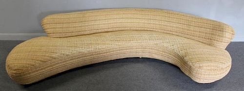 Early Vladimir Kagan Serpentine Sofa.