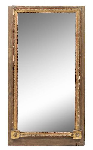 A French Giltwood Mirror Height 56 x width 31 inches.