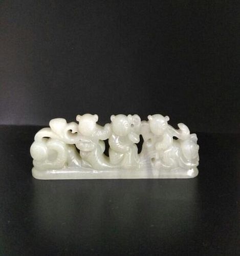 Chinese Jade Figurines, 8.5x3.2x1.4cm