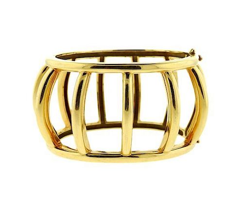 Tiffany &amp; Co Paloma Picasso 18K Gold Wide Bracelet