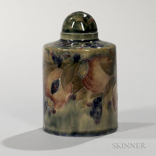 Moorcroft Pottery Tea Cannister and Cover