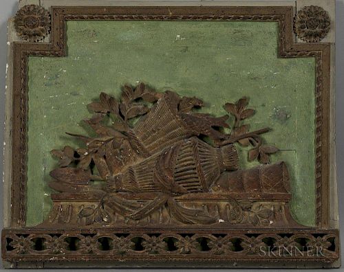 French Architectural Panel Fragment