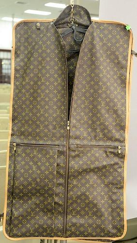 Vintage Louis Vuitton garment bag suitcase for suits with LV