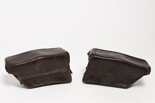 Pair of WWI German Leather Ammo Pouches