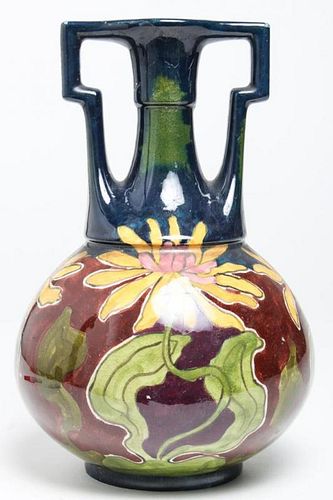 Old Moravian Austrian Pottery Vase Jug
