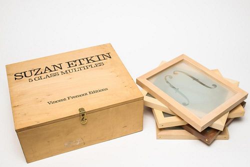 Suzan Elkin (American, b. 1955)- 5 Glass Multiples