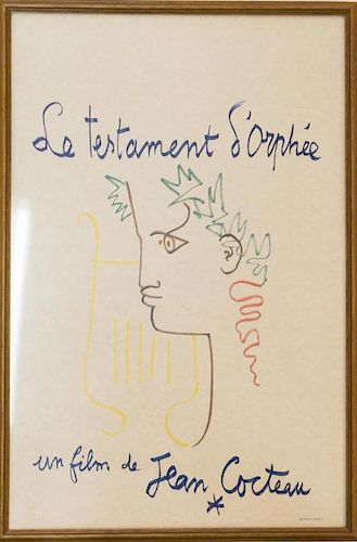 Jean Cocteau (French, 1889-1963)- Lithograph