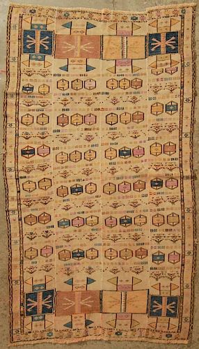 Antique Persian Verneh Rug
