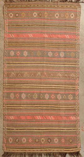 Antique Persian Kilim Ghoochan Rug