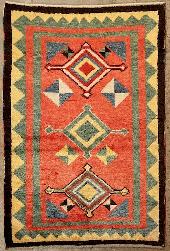 Semi Antique Turkish Tulu Rug