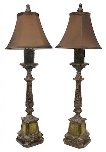 (PAIR) DECORATOR TABLE LAMPS