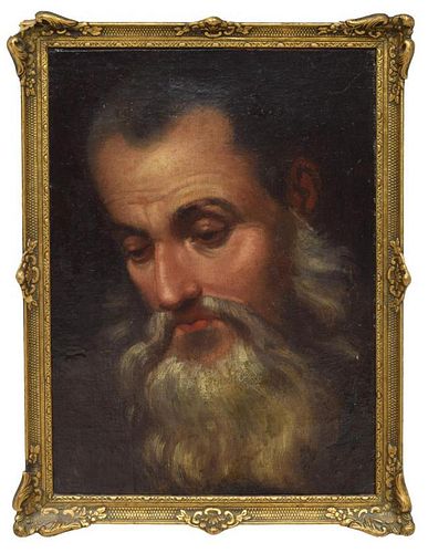 PORTRAIT OF BEARDED MAN AFTER REMBRANDT, LIEVENS