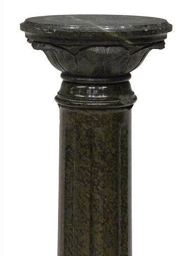 MARBLE PEDESTAL OR PLANT STAND