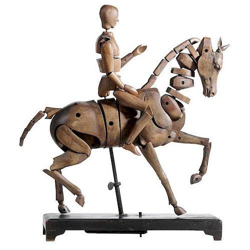 Artist Model Horse and Rider