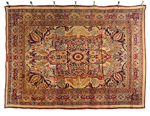 Kerman or Bidjar Carpet 19/20th C. Signed