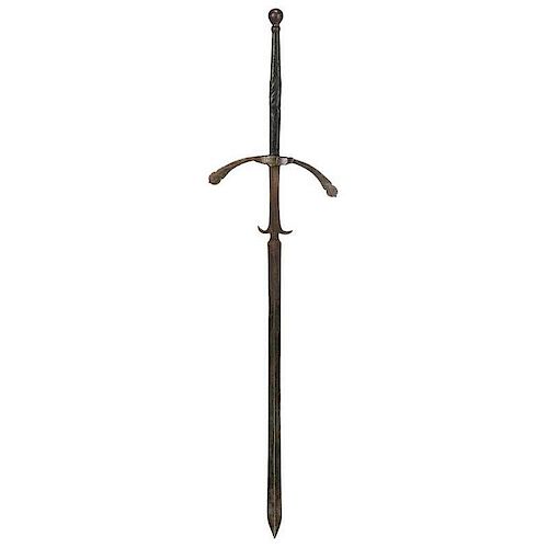 Early Steel Two Handed Broad Sword