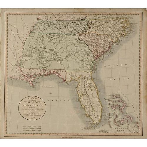 Cary's Map of the Southern United States, 1806
