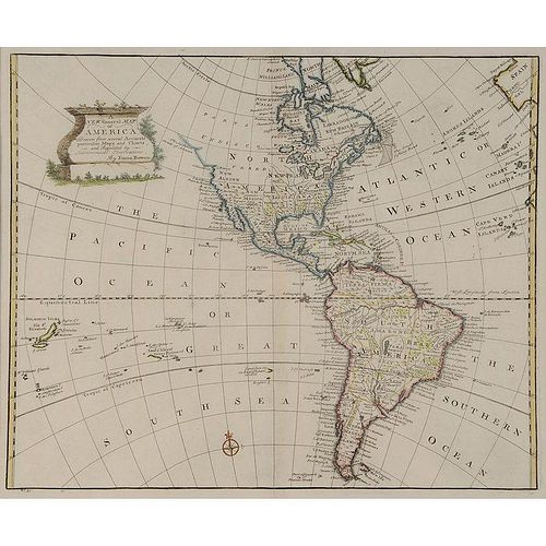Bowen's [A New General Map of America], 1747