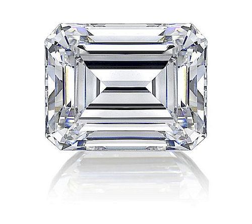 Loose 5.76 Emerald Cut Diamond VVS2 - J