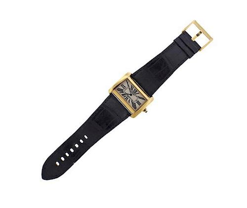 Cartier Divan 18k Gold Watch