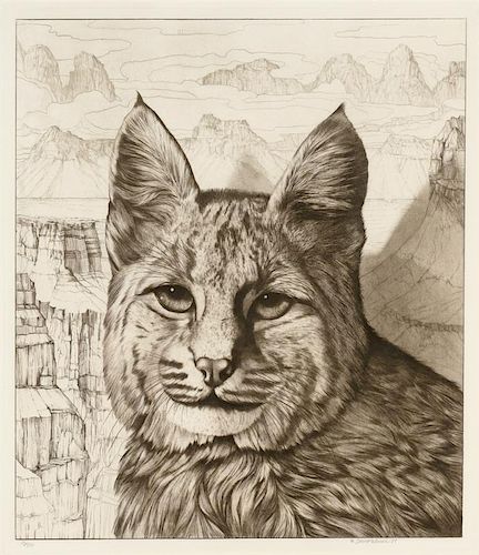 Bobcat, 25/50 by Tom Palmore (b. 1945)