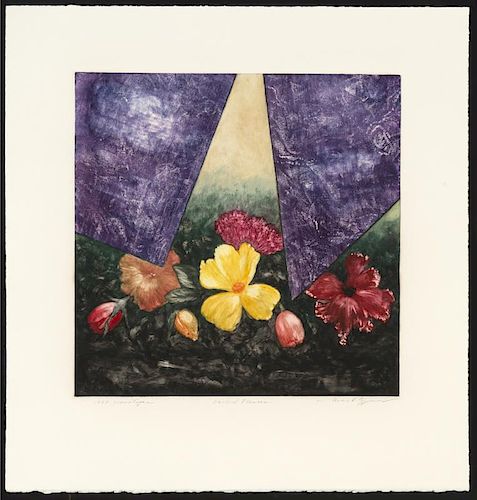 Veiled Flowers by Mark Spencer (b. 1941)