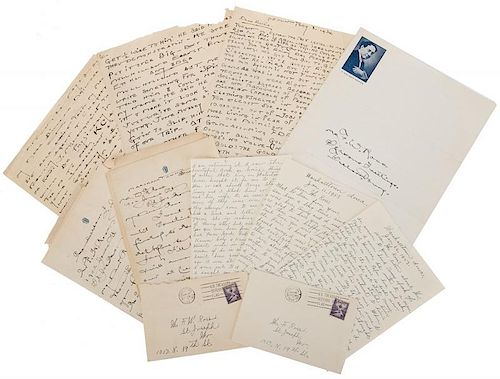 Group of letters from T.N. Downs to Faucett Ross.