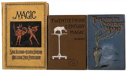 Hopkins, Nevil Monroe. Three Volumes on Magic.