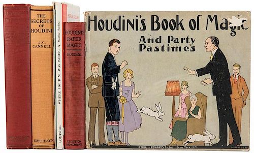 Group of Seven Books and Pamphlets By or About Houdini.