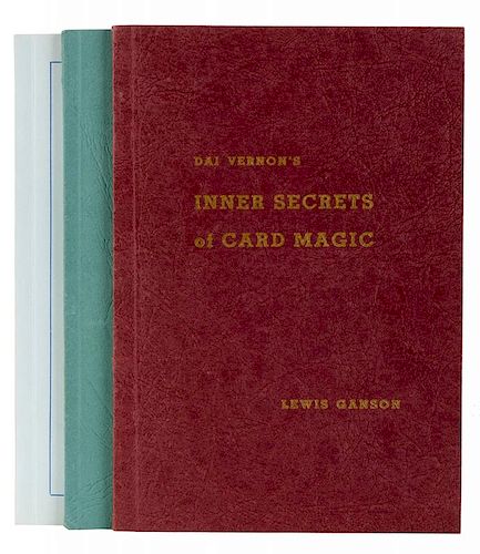 Vernon, Dai. Inner Secrets of Card Magic Trilogy.