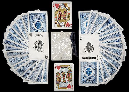 Pan American Exposition Aluminum Playing Cards.
