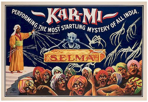 Kar-Mi. Performing The Most Startling Mystery of All India.