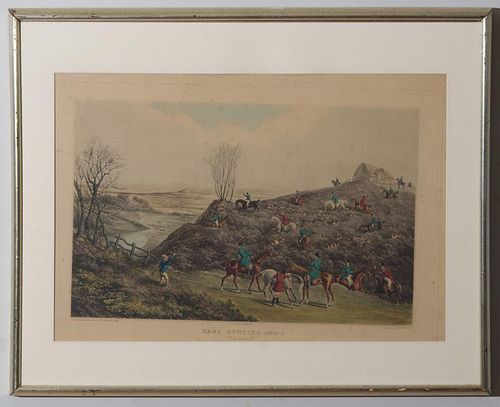 AFTER WALTER PARRY HODGES (1760–1845), RICHARD GILSON REEVE (1803-1889): SOHO! (PLATE 1), FROM HARE HUNTING