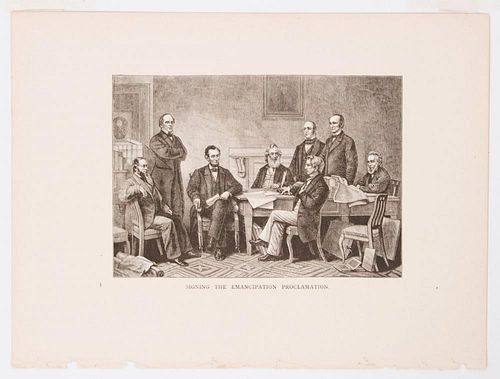 AMERICAN SCHOOL: SIGNING THE EMANCIPATION PROCLAMATION