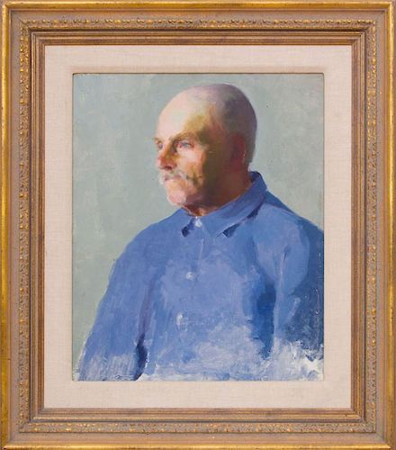 ATTRIBUTED TO CHARLES WEBSTER HAWTHORNE (1872-1930): SELF PORTRAIT