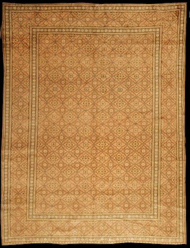 Antique Persian Tabriz Rug Size:  9.8  x 12.8