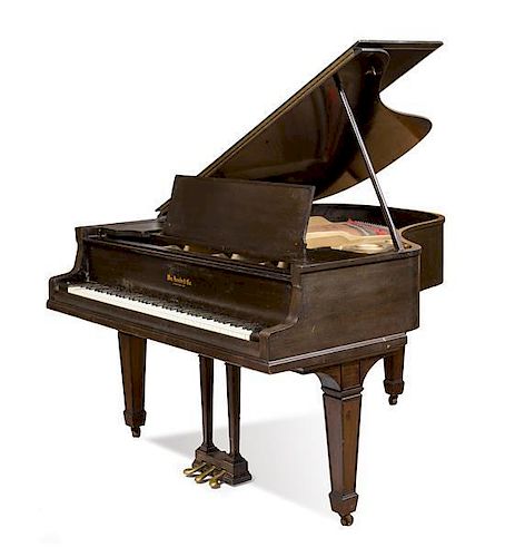 A Wm. Knabe & Co. Baby Grand Piano Length 68 inches.
