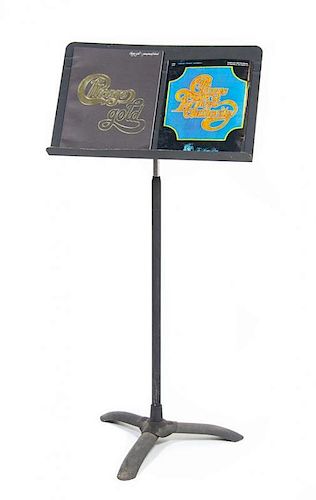 One Manhasset Music Stand from Caribou Ranch Recording Studio Height 39 inches (not extended).