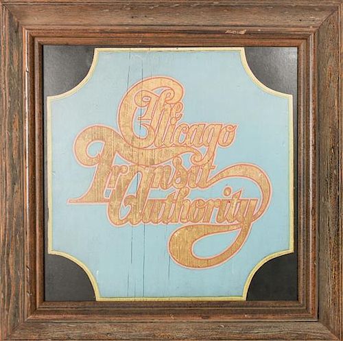 A Chicago Transit Authority Sealed Promotional LP Height of frame 17 x width 17 inches.