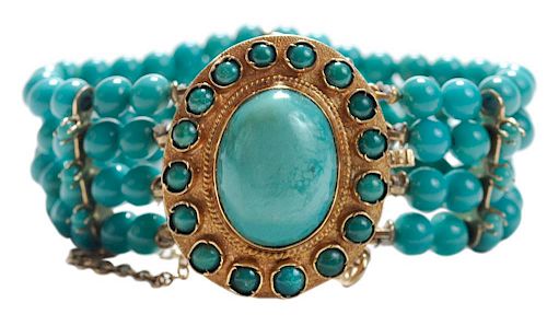 Antique Turquoise Bracelet