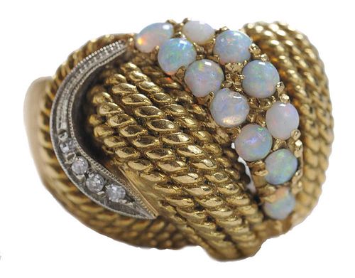 Vintage 18 Kt. Gold Love Knot Ring