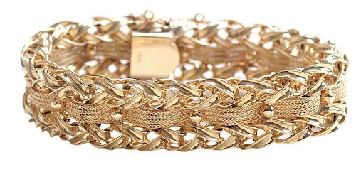 14 Kt. Gold Rope Bracelet