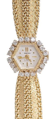 Lady's Gold and Diamond Natrix Watch