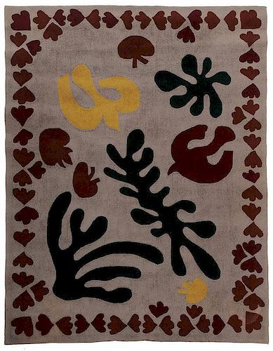 Edward Fields Carpet, Style of Matisse
