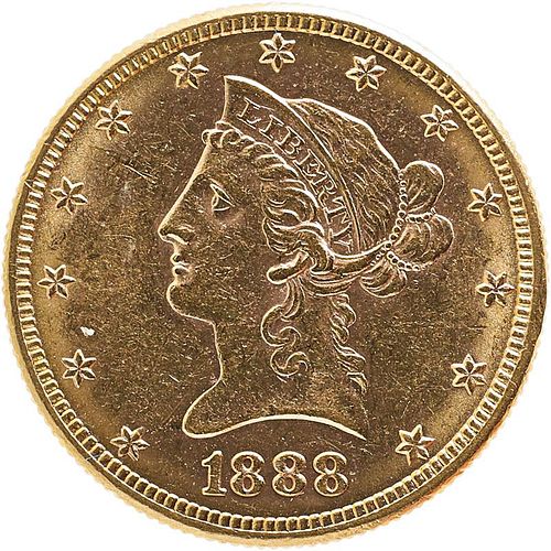 U.S. 1888-S LIBERTY $10 GOLD COIN