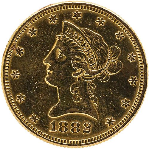 U.S. 1882 LIBERTY $10 GOLD COIN